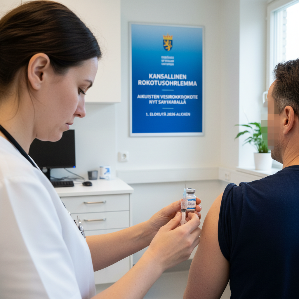 Aikuisten vesirokkorokote osaksi kansallista rokotusohjelmaa
