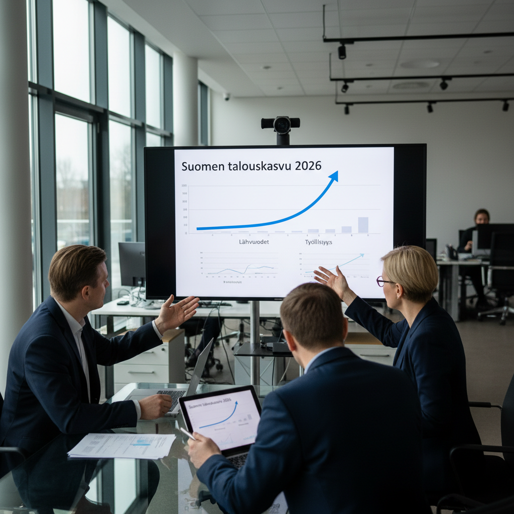 Akava Works nostaa Suomen talouden kasvuennustetta vuodelle 2026