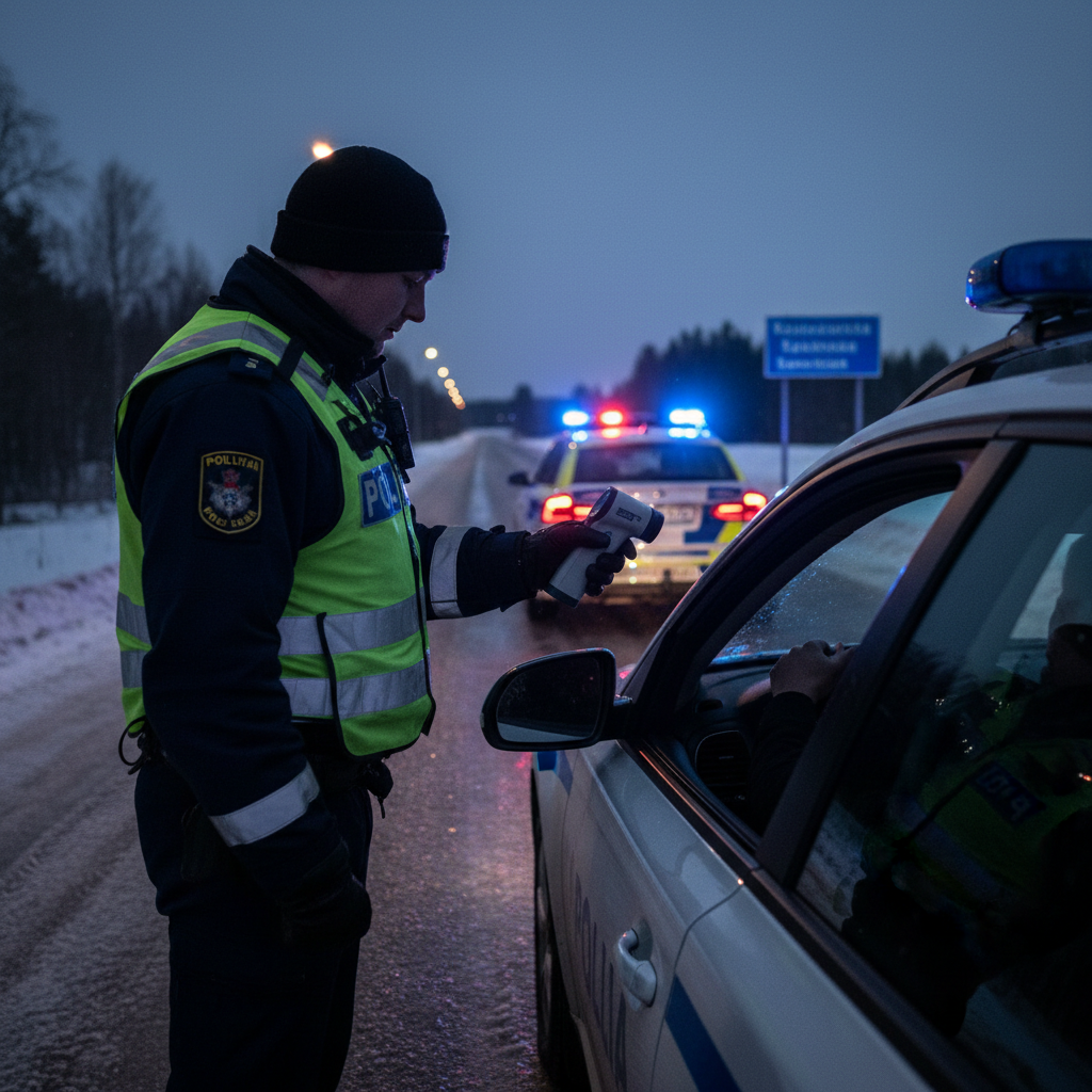 Alkoholi työllistää poliisia päivittäin – rattijuopumuksia rekisteröidään tuhansia