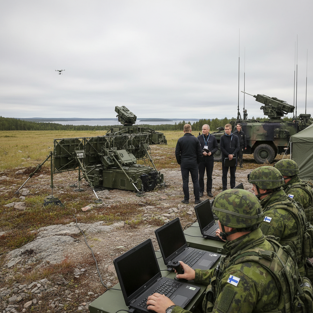 Droonintorjunnan uusia teknologioita testataan Suomessa Naton hankkeessa