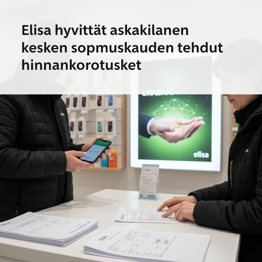 Elisa hyvittää asiakkailleen kesken sopimuskauden tehdyt hinnankorotukset