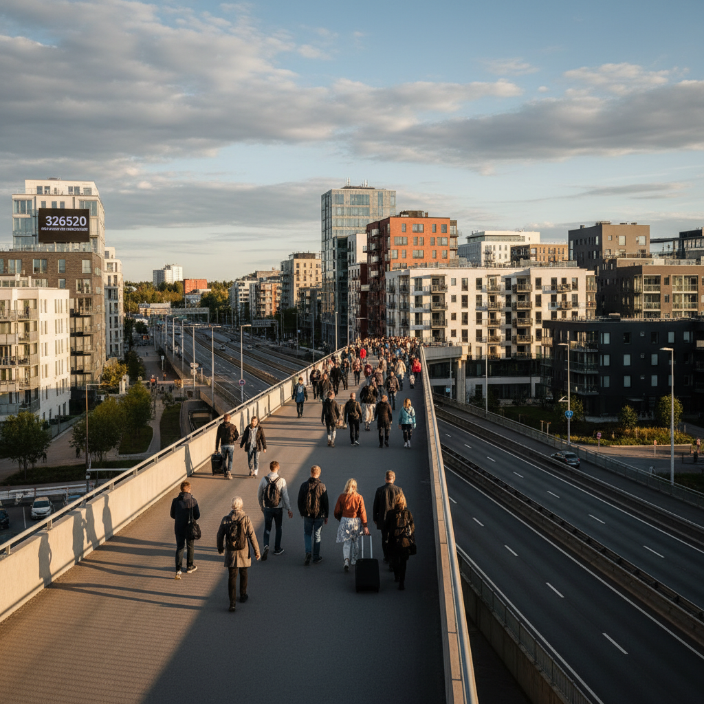 Espoon väkiluku ylitti 326 000 asukkaan rajan muuttovoiton vauhdittamana