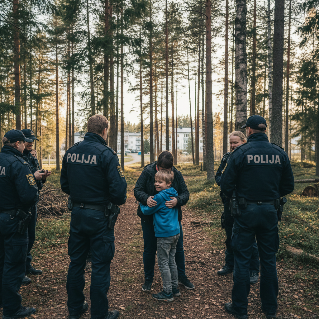 Espoossa kadonnut 9-vuotias poika on löytynyt hyväkuntoisena