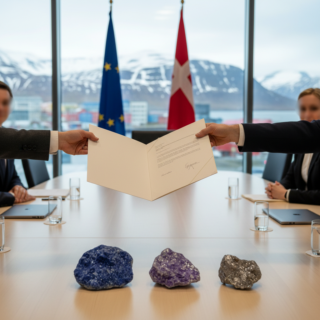 EU ja Grönlanti vahvistavat yhteistyötään strategisissa raaka-aineissa
