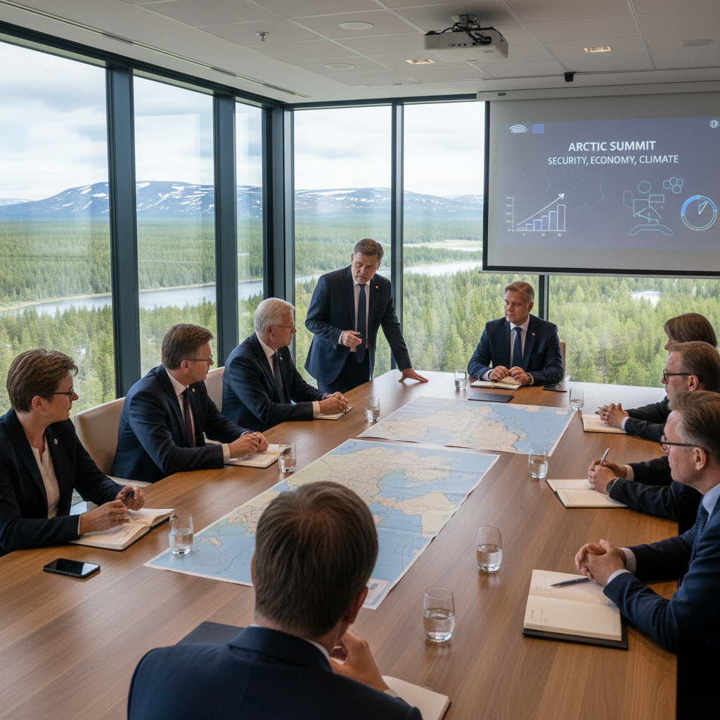 EU-johtajat kokoontuvat Rovaniemelle arktiseen huippukokoukseen