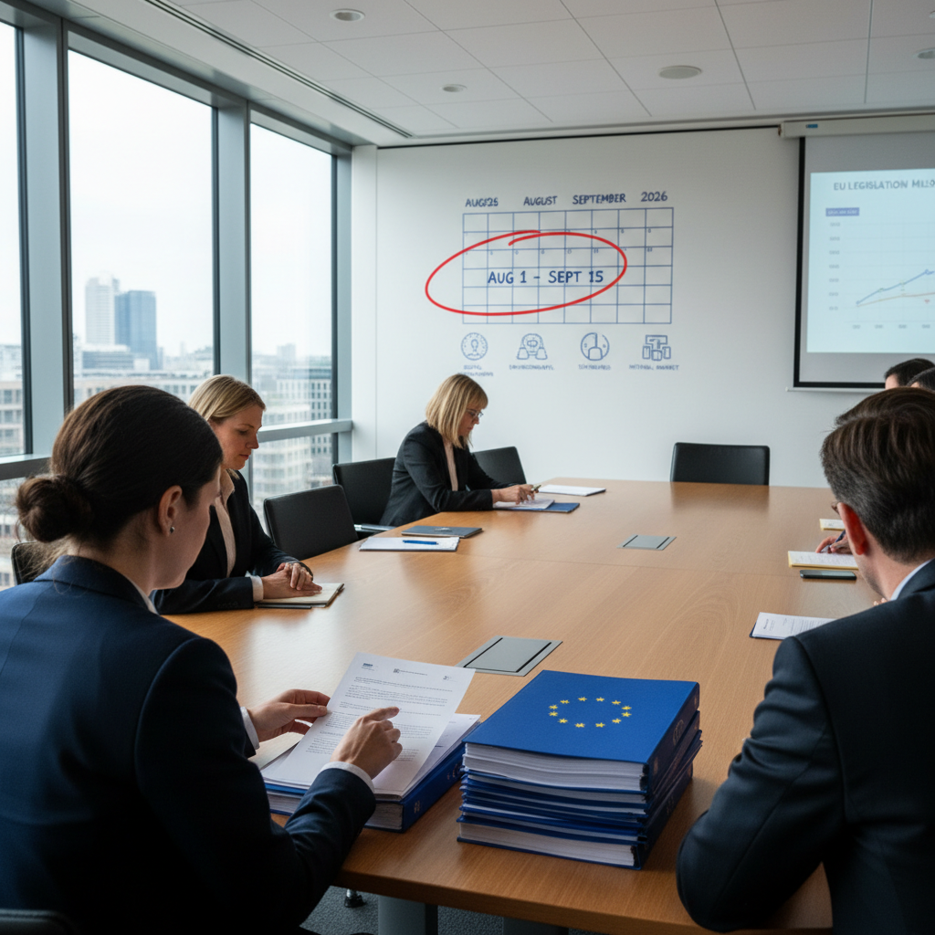 EU-lainsäädännön voimaantulolle asetettiin uusia virstanpylväitä syksyksi 2026