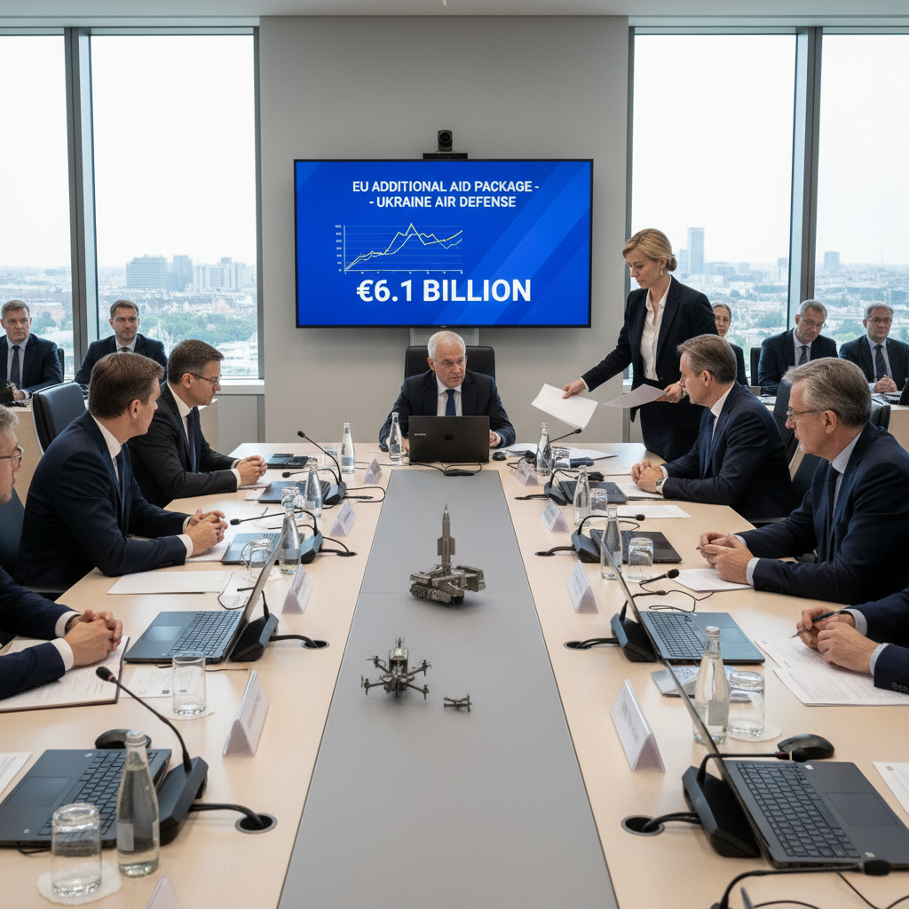 EU myöntää 6,1 miljardin euron lisätuen Ukrainan ilmapuolustukseen