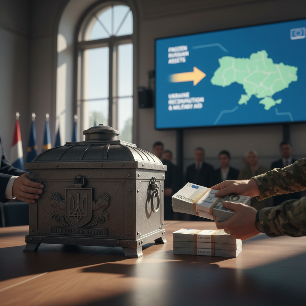 EU ohjaa 1,4 miljardia euroa Venäjän jäädytettyjen varojen tuottoja Ukrainalle