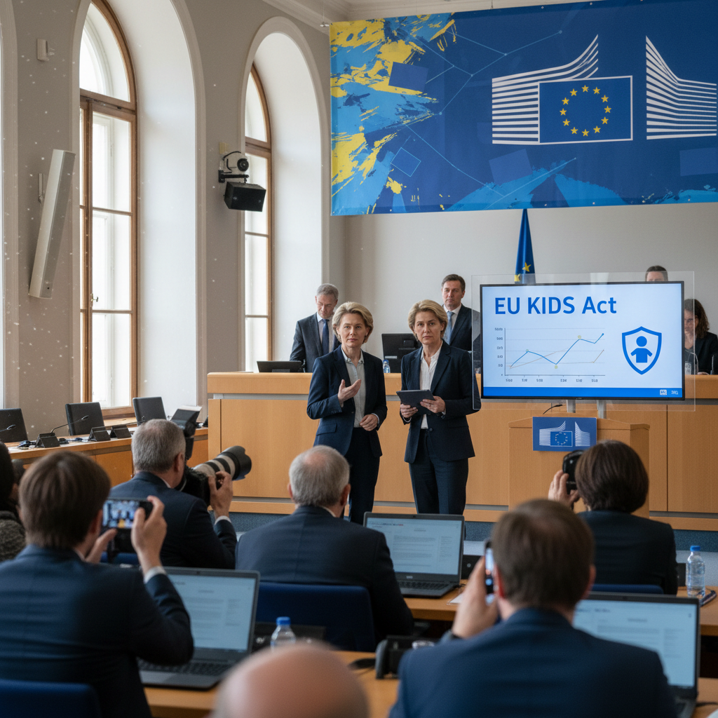 Euroopan komissio esittää uutta lakia lasten digitaaliseksi suojeluksi