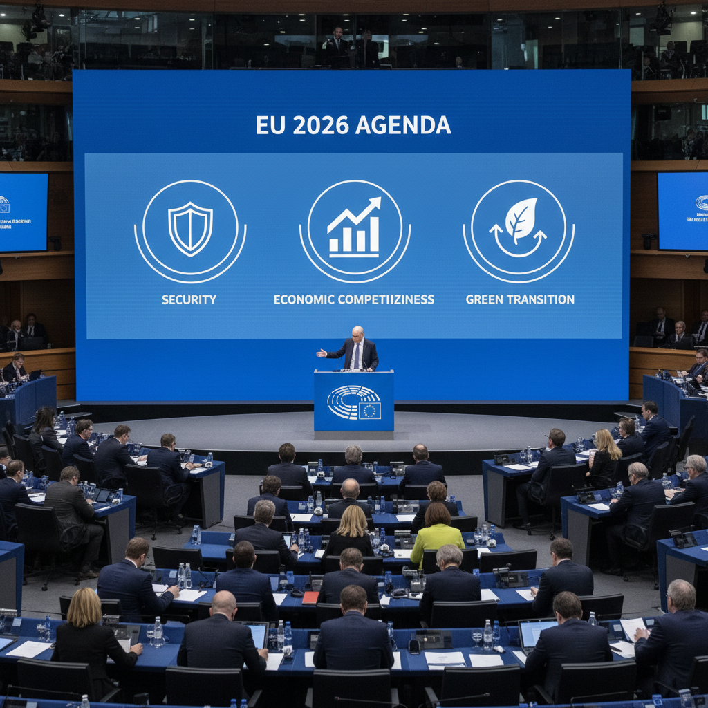 Euroopan komissio linjasi unionin tavoitteet vuodelle 2026