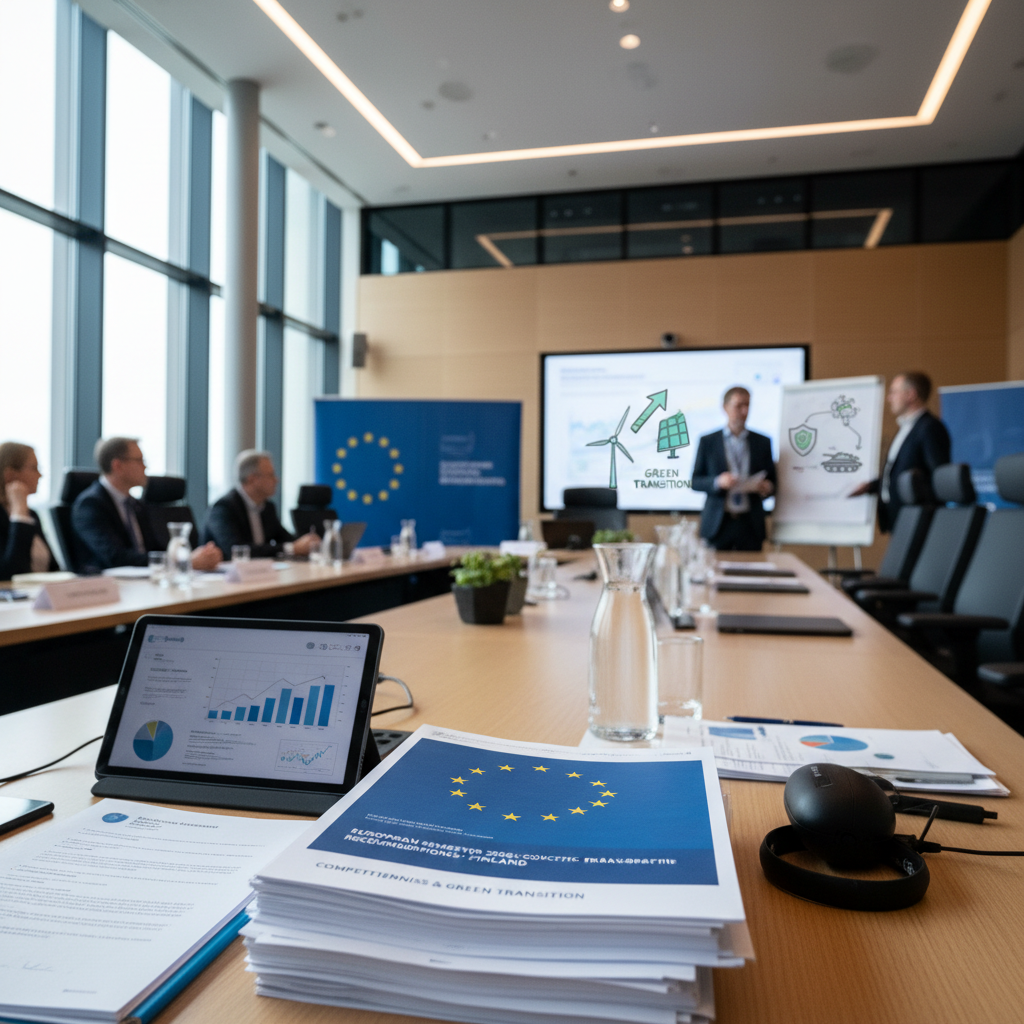 Euroopan komissio suosittaa Suomelle panostuksia kilpailukykyyn ja vihreään siirtymään