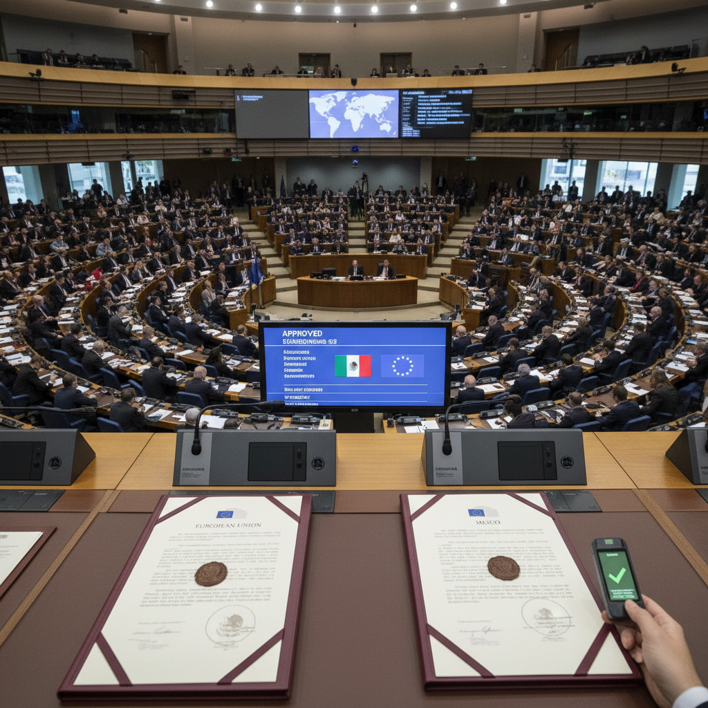 Euroopan parlamentti hyväksyi EU:n ja Meksikon välisen uuden kauppasopimuksen