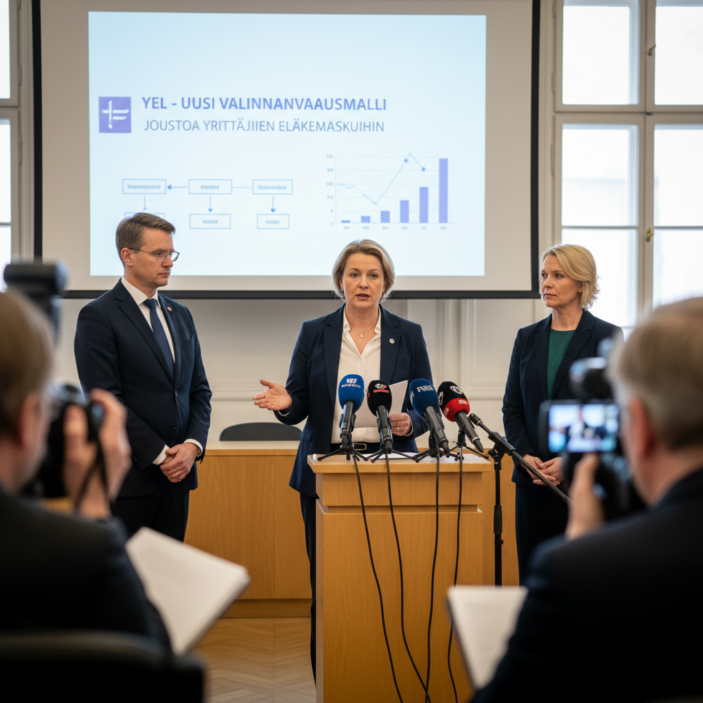 Hallitus ehdottaa joustoja yrittäjien eläkemaksuihin