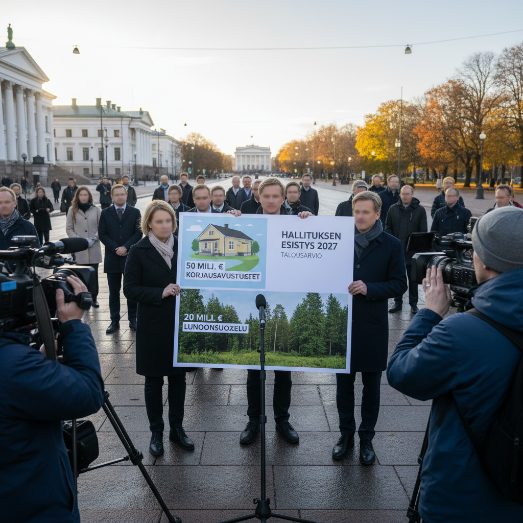 Hallitus esittää 50 miljoonaa euroa korjausavustuksiin ja lisärahaa luonnonsuojeluun