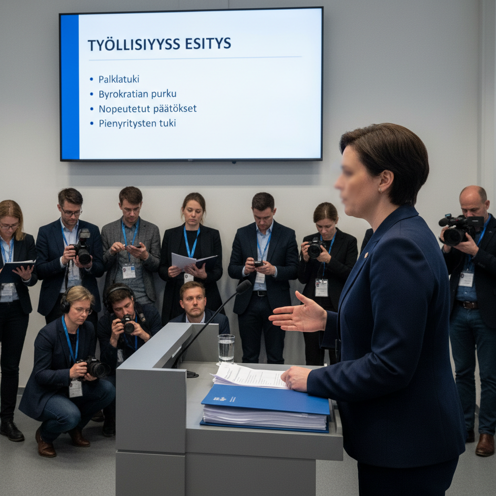 Hallitus esittää muutoksia palkkatuen myöntämiseen työllisyyden parantamiseksi