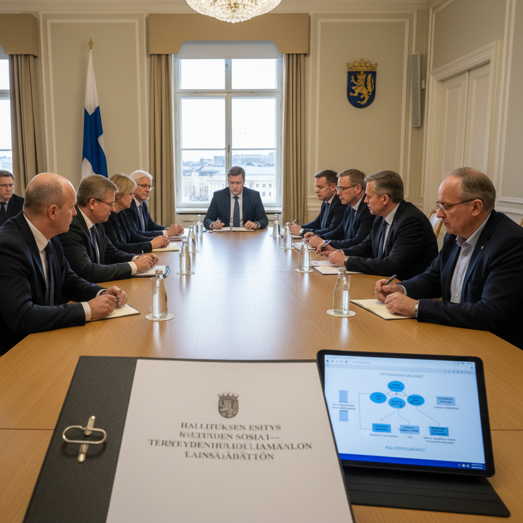 Hallitus esittää muutoksia sosiaali- ja terveydenhuollon lainsäädäntöön