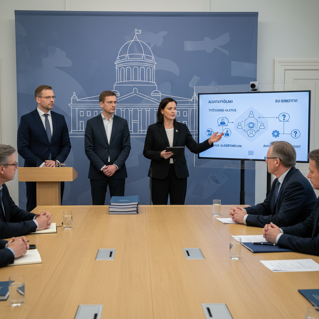 Hallitus esittää uutta lakia alustatyöntekijöiden aseman parantamiseksi