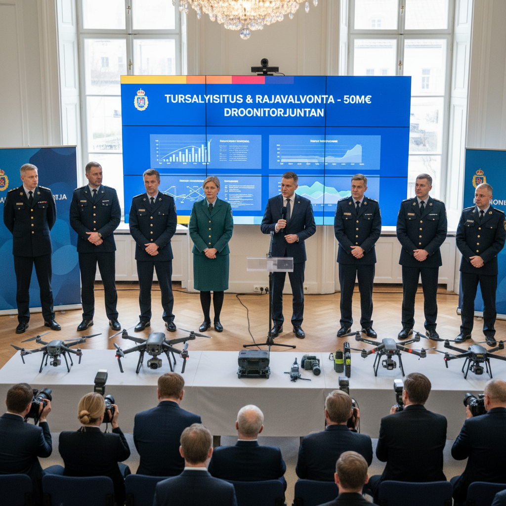 Hallitus esittää yli 50 miljoonaa euroa droonitorjunnan vahvistamiseen