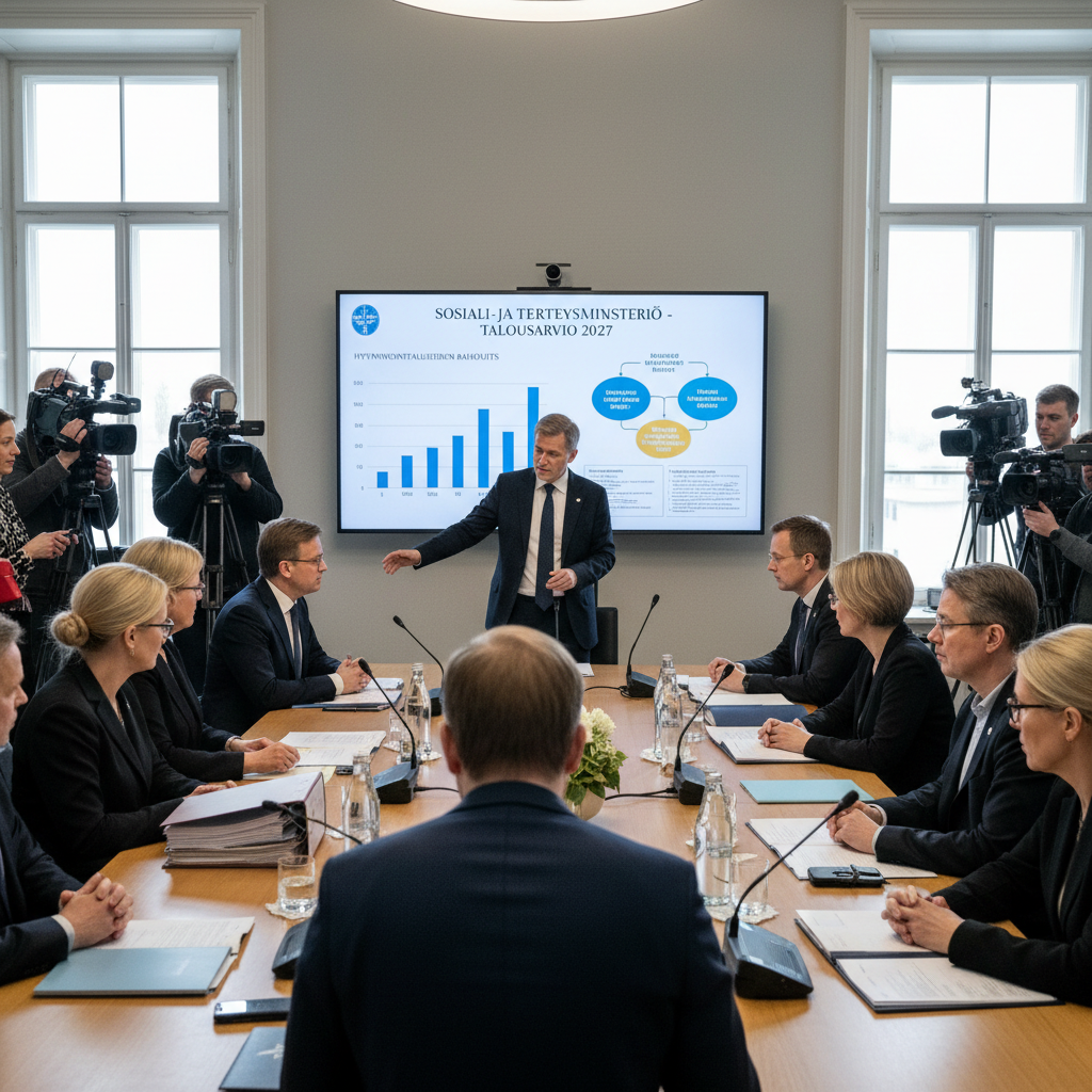 Hallitus esitti sosiaali- ja terveysministeriön vuoden 2027 budjettia