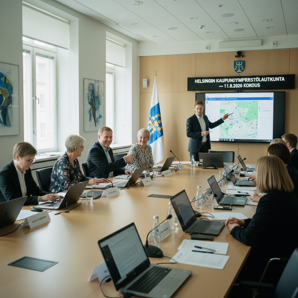 Helsingin kaupunkiympäristölautakunta kokoontui ja nimesi uuden päällikön