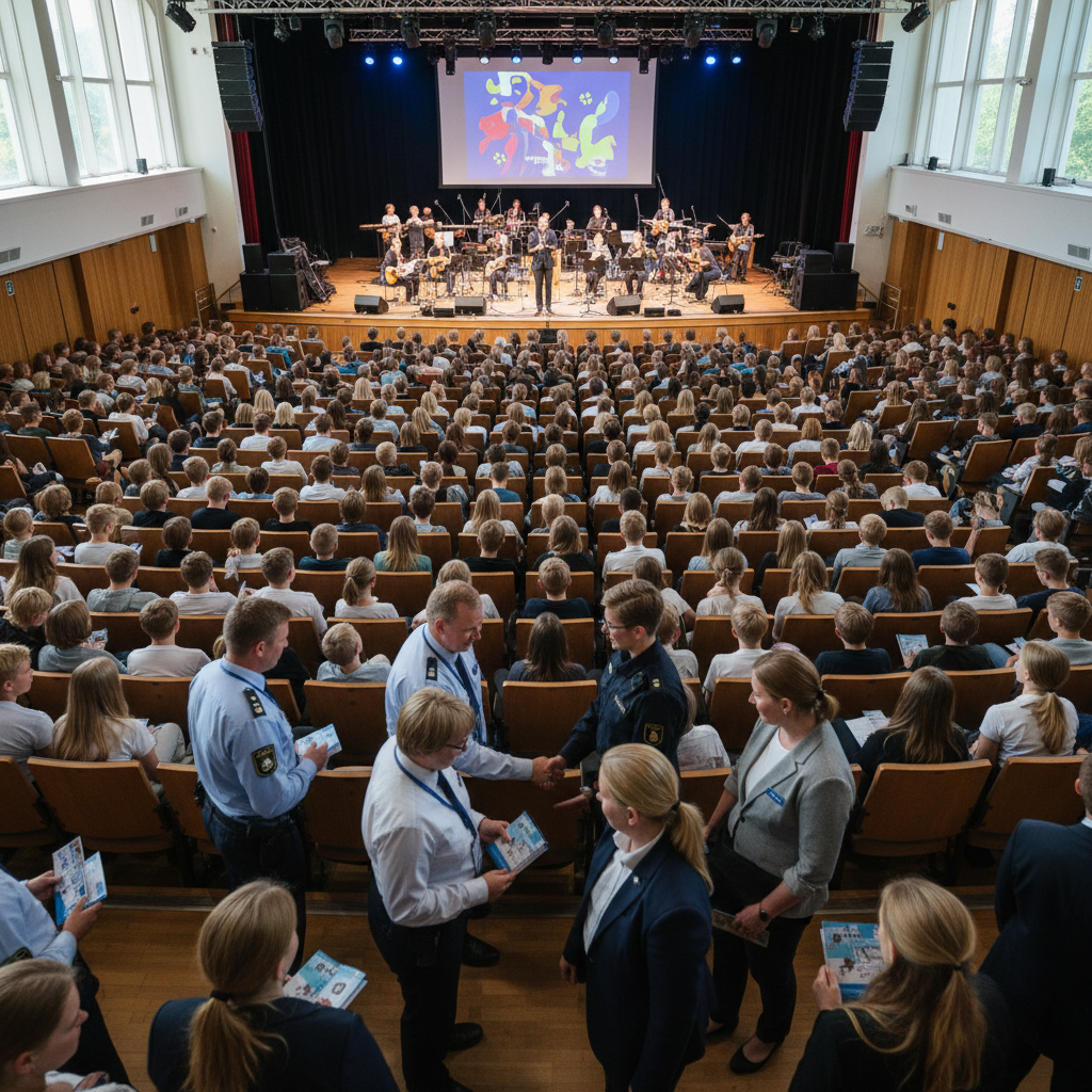 Helsingin seitsemäsluokkalaiset kokoontuvat turvallisuusaiheiseen konserttiin