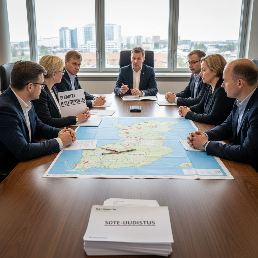 Hyvinvointialuejohtajat vastustavat alueiden määrän vähentämistä