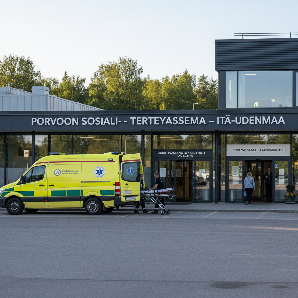 Itä-Uusimaa keskittää vaativan kiirehoidon Porvooseen vuonna 2026