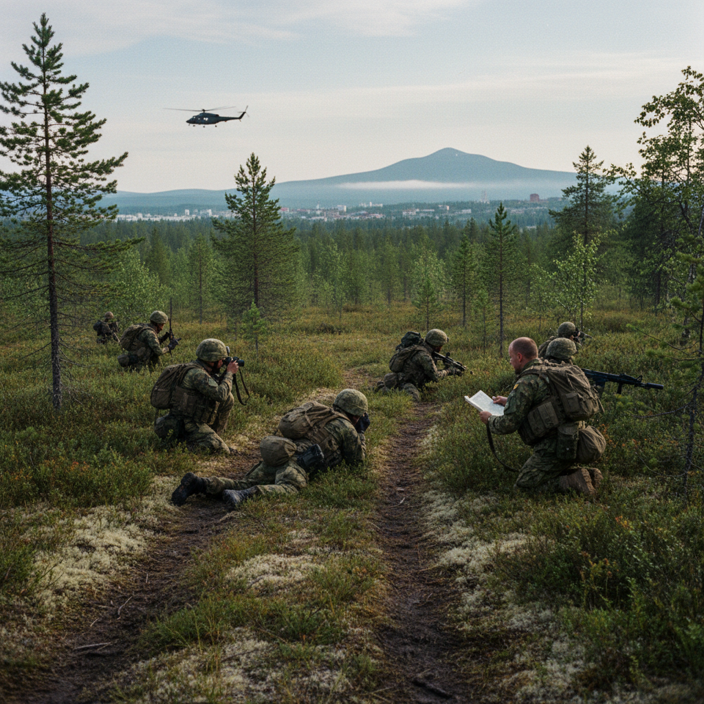 Jääkäriprikaati järjestää kansainvälisen selviytymiskoulutuksen Rovaniemellä