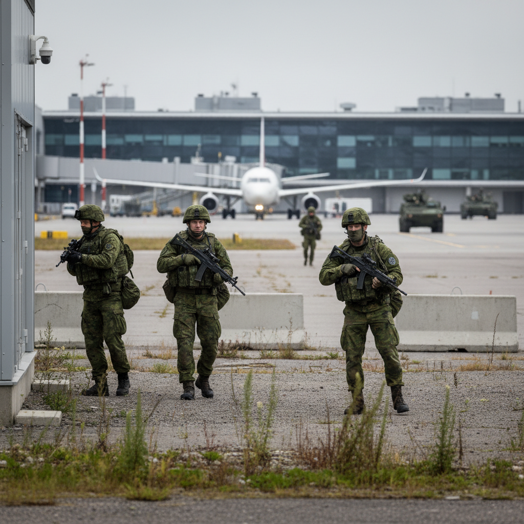 Kaartin jääkärirykmentti harjoittelee paikallispuolustusta Uudellamaalla