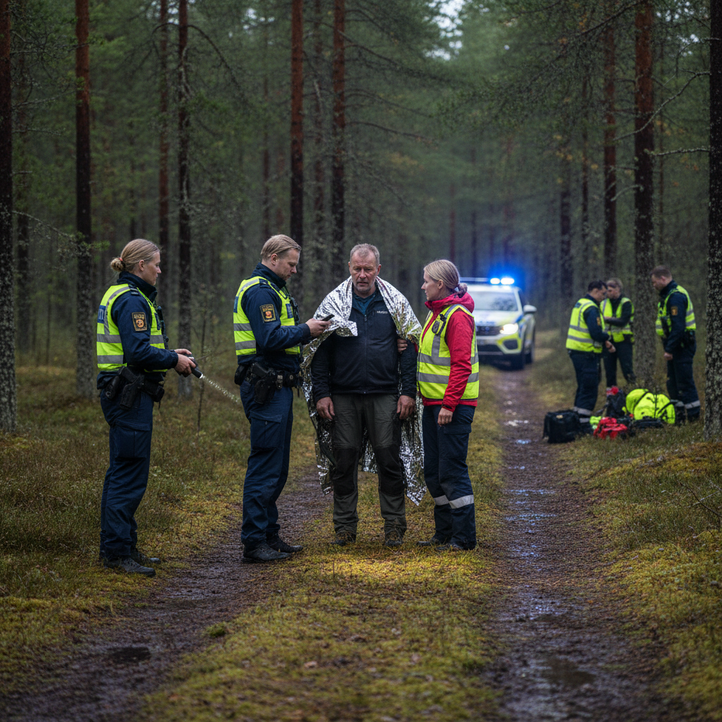 Kadonnut mies löytyi Nurmijärven Klaukkalassa