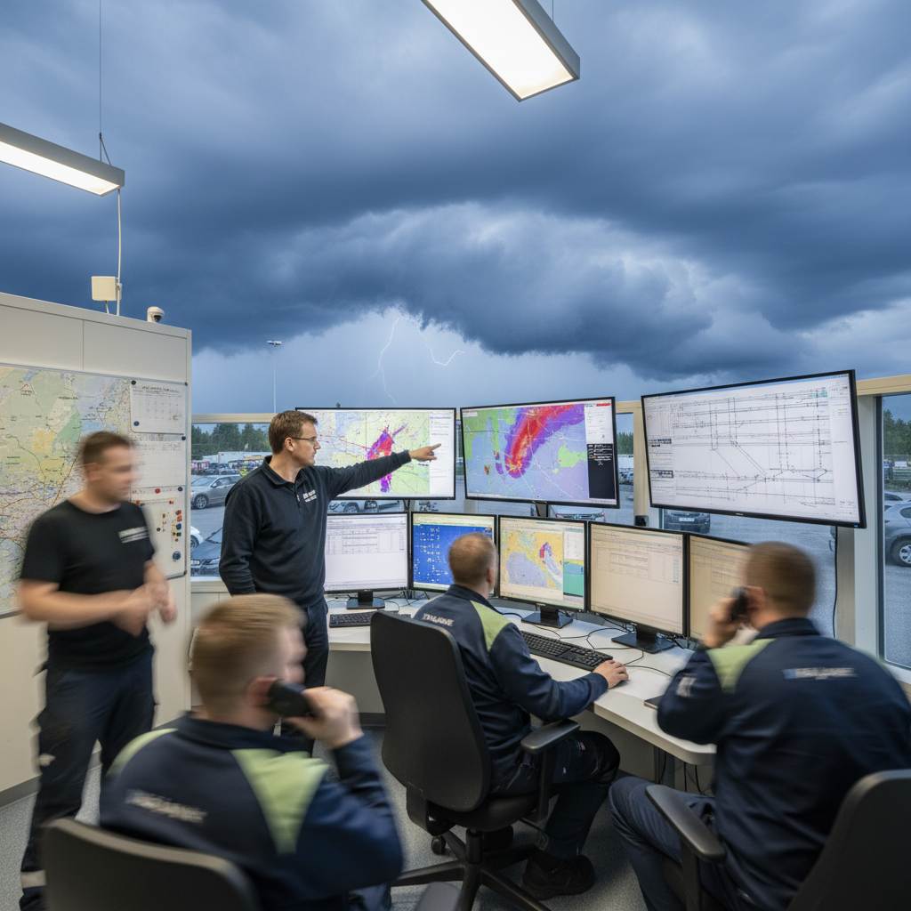 Kajave nostaa valmiuttaan Kainuun ukkosrintaman vuoksi