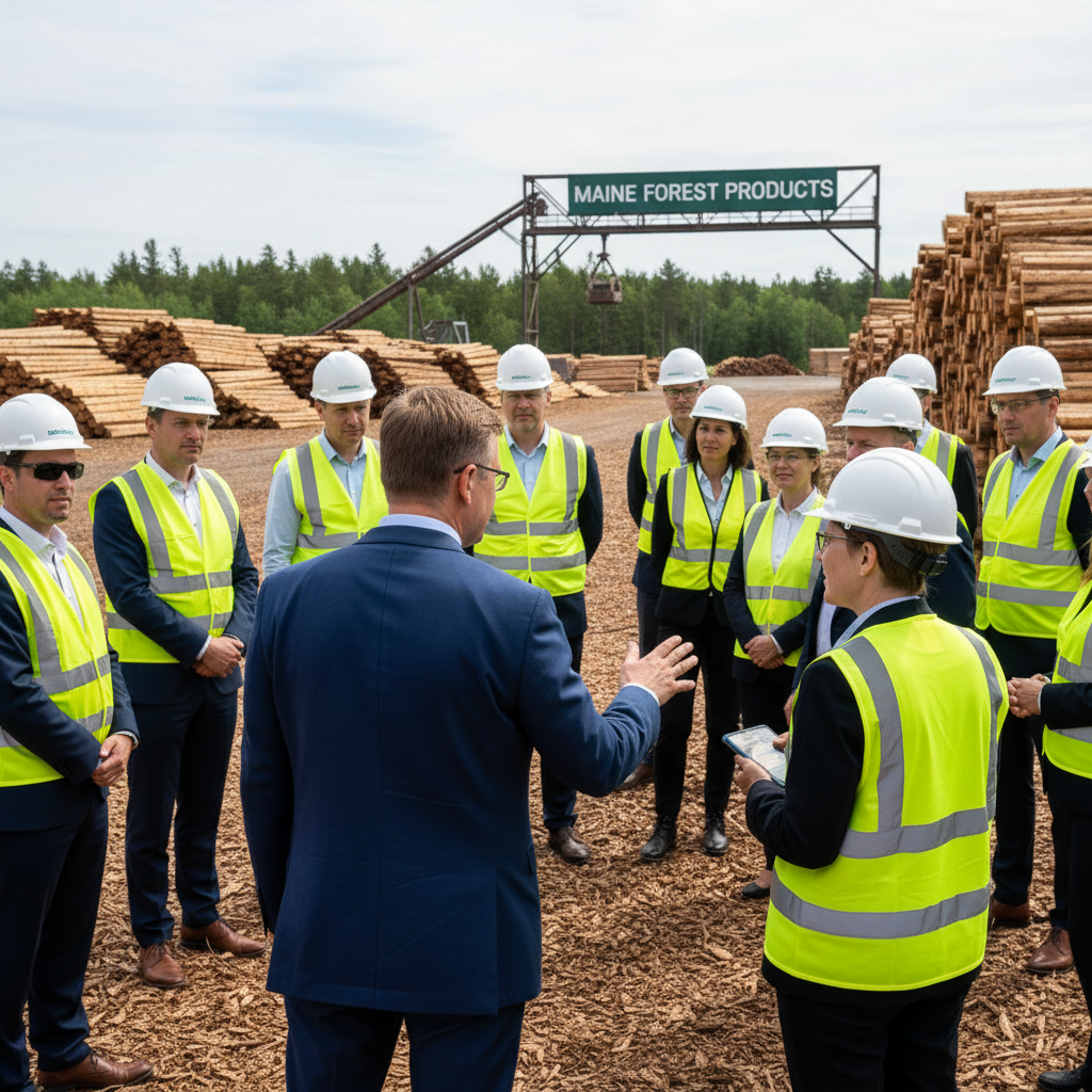 Kansliapäällikkö Pesonen johtaa metsäalan delegaatiota Mainessa