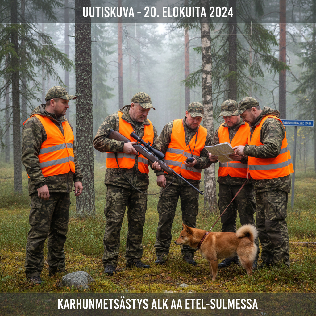 Karhunmetsästys alkaa – poikkeusluvat palaavat eteläiseen Suomeen parin vuoden tauon jälkeen