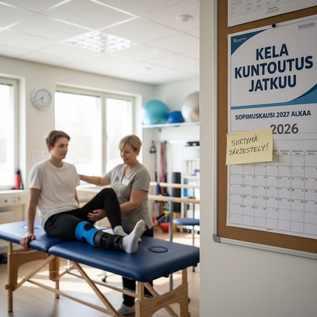 Kela sallii kuntoutusterapioiden jatkamisen sopimuskauden vaihtuessa