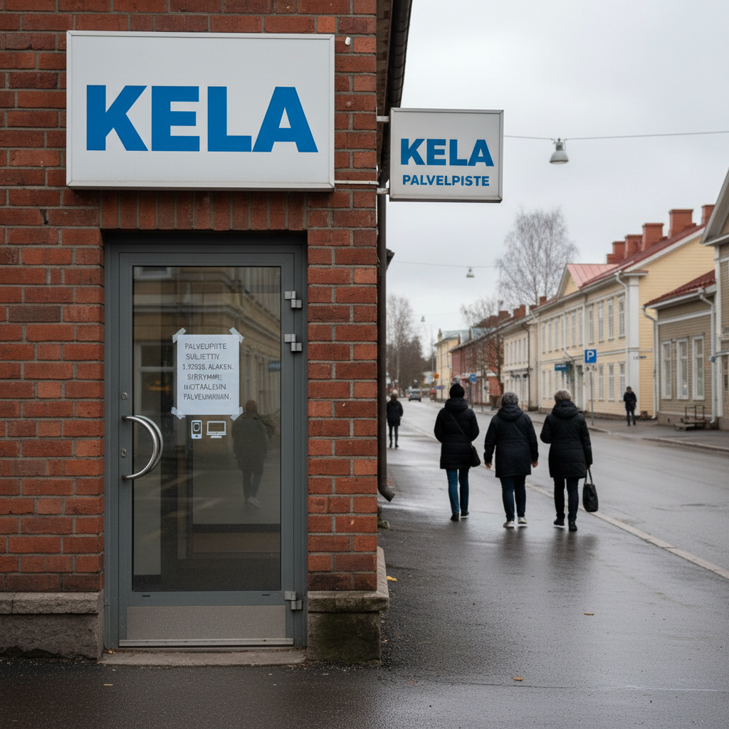 Kela sulkee Uudenkaupungin palvelupisteen syksyllä 2026