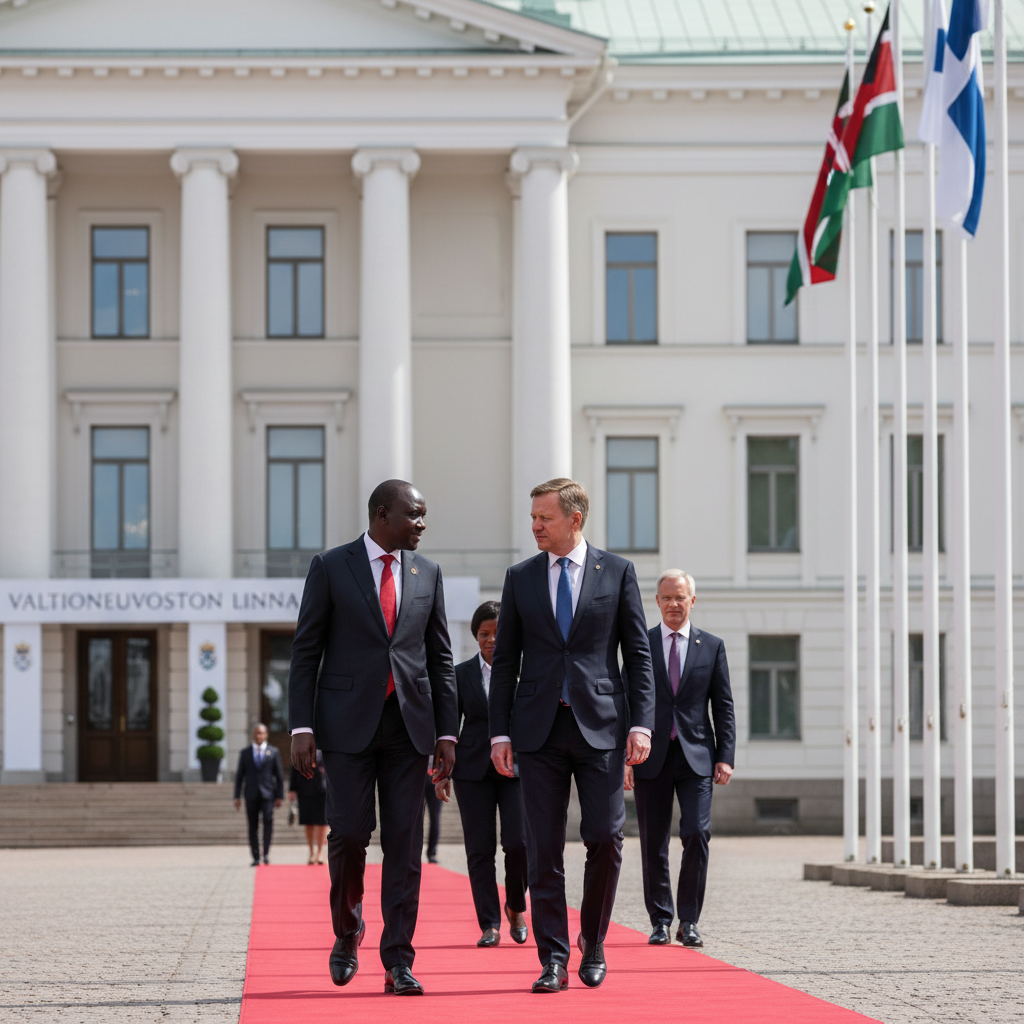 Kenian presidentti valtiovierailulle Suomeen kesäkuussa