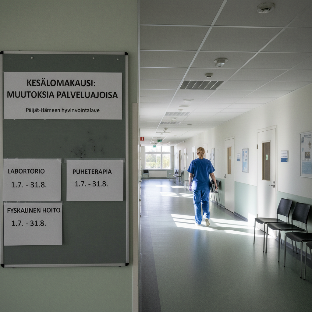 Kesälomakausi tuo muutoksia Päijät-Hämeen sote-palveluihin