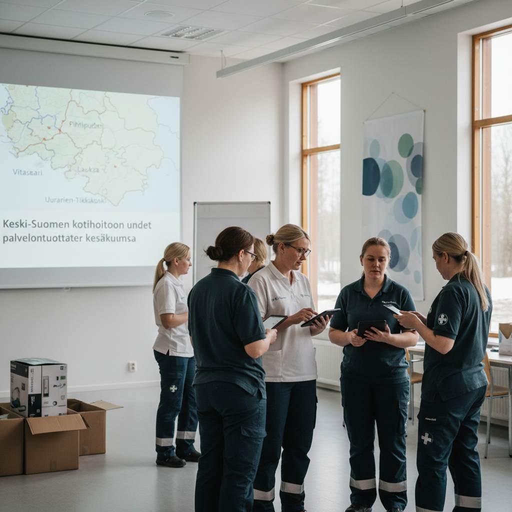 Keski-Suomen kotihoitoon uudet palveluntuottajat kesäkuussa