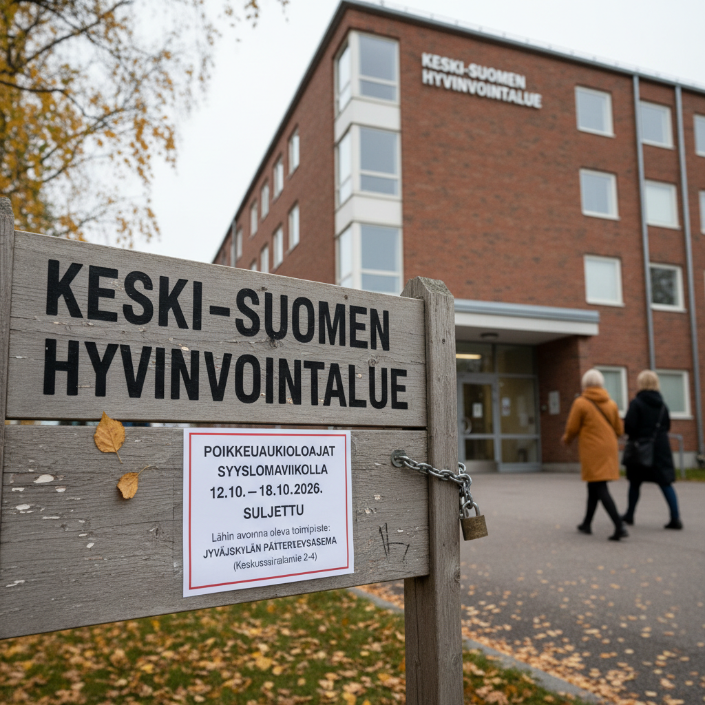 Keski-Suomen sosiaali- ja terveyspalveluissa poikkeuksia syyslomaviikolla