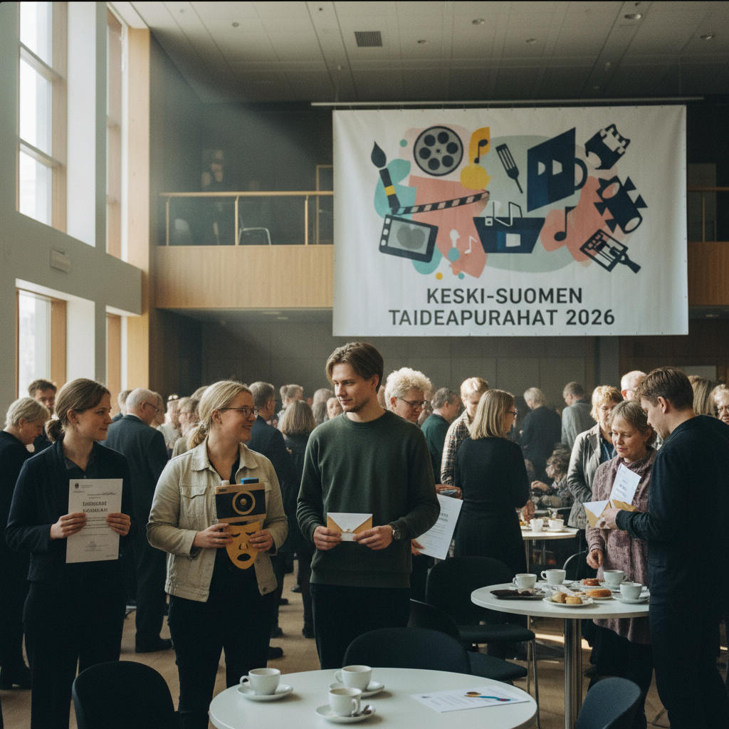 Keski-Suomen taideapurahat vuodelle 2026 on jaettu