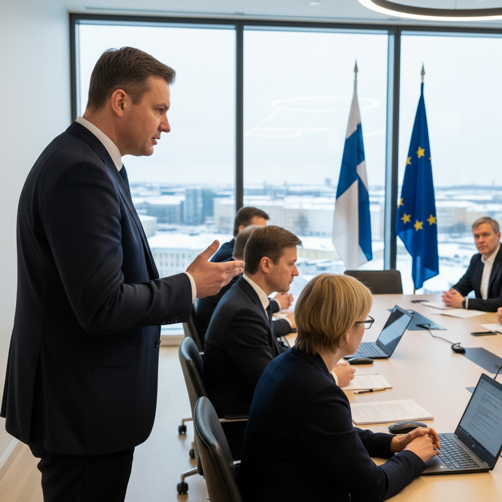 Komissaari Valdis Dombrovskis vierailee Suomessa keskustelemassa taloudesta ja turvallisuudesta