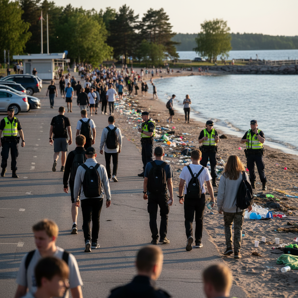 Koulujen päättäjäiset sujuivat Länsi-Uudellamaalla pääosin rauhallisesti