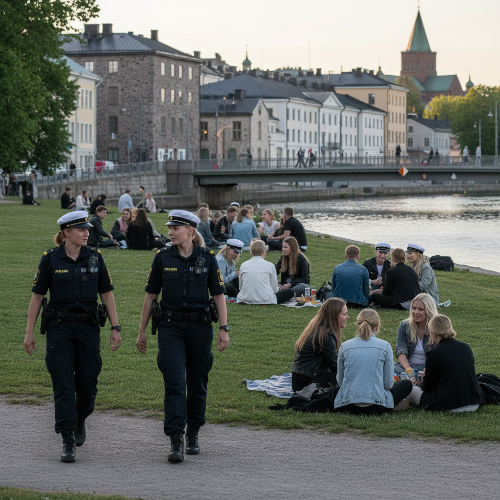 Koulujen päättäjäiset sujuivat rauhallisesti Lounais-Suomessa