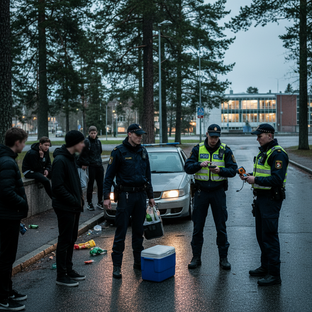 Koulujen päättäjäisviikonloppu näkyi poliisilla päihtymyksenä ja ylinopeuksina