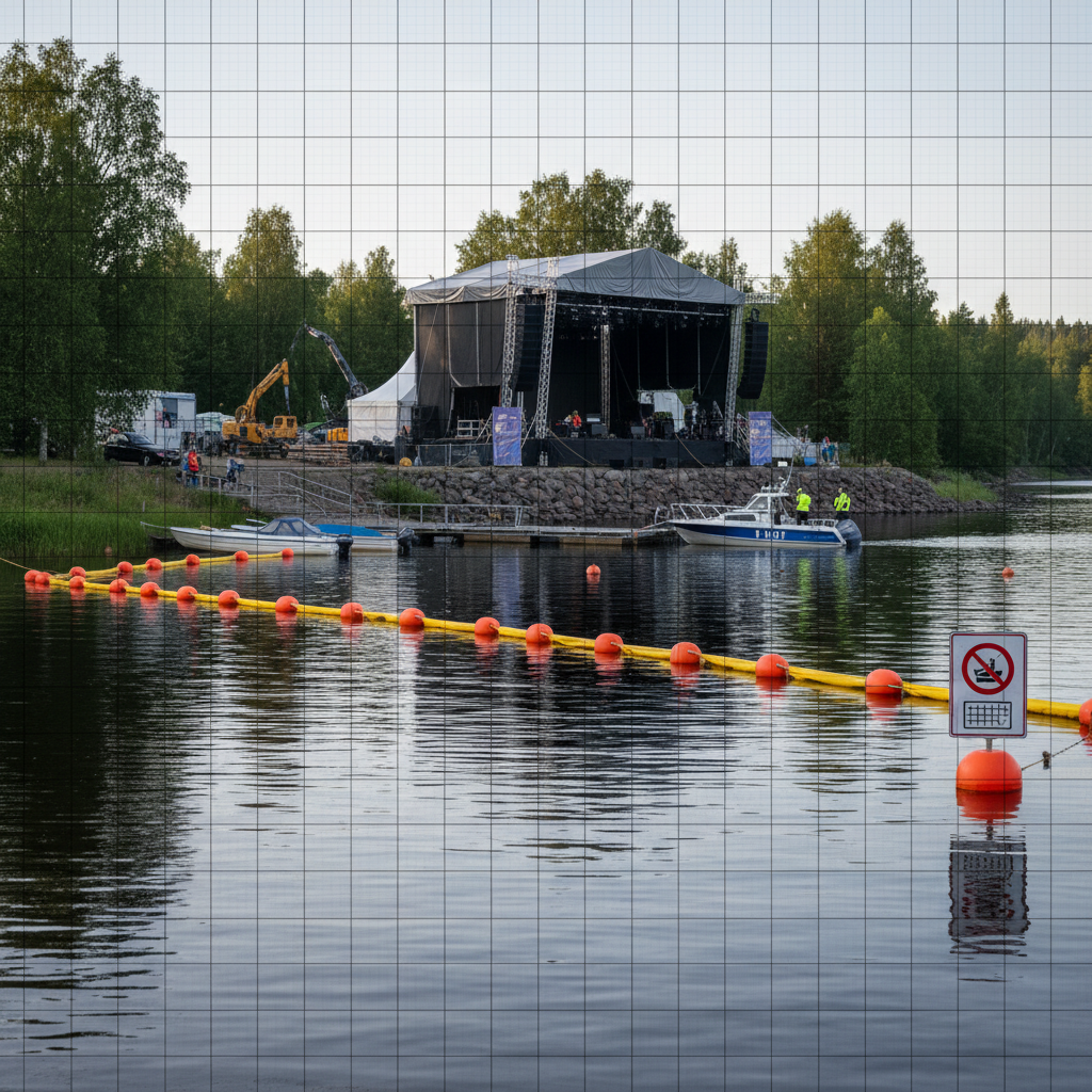 Kulpinväylä suljetaan vesiliikenteeltä Simerockin ajaksi 2026