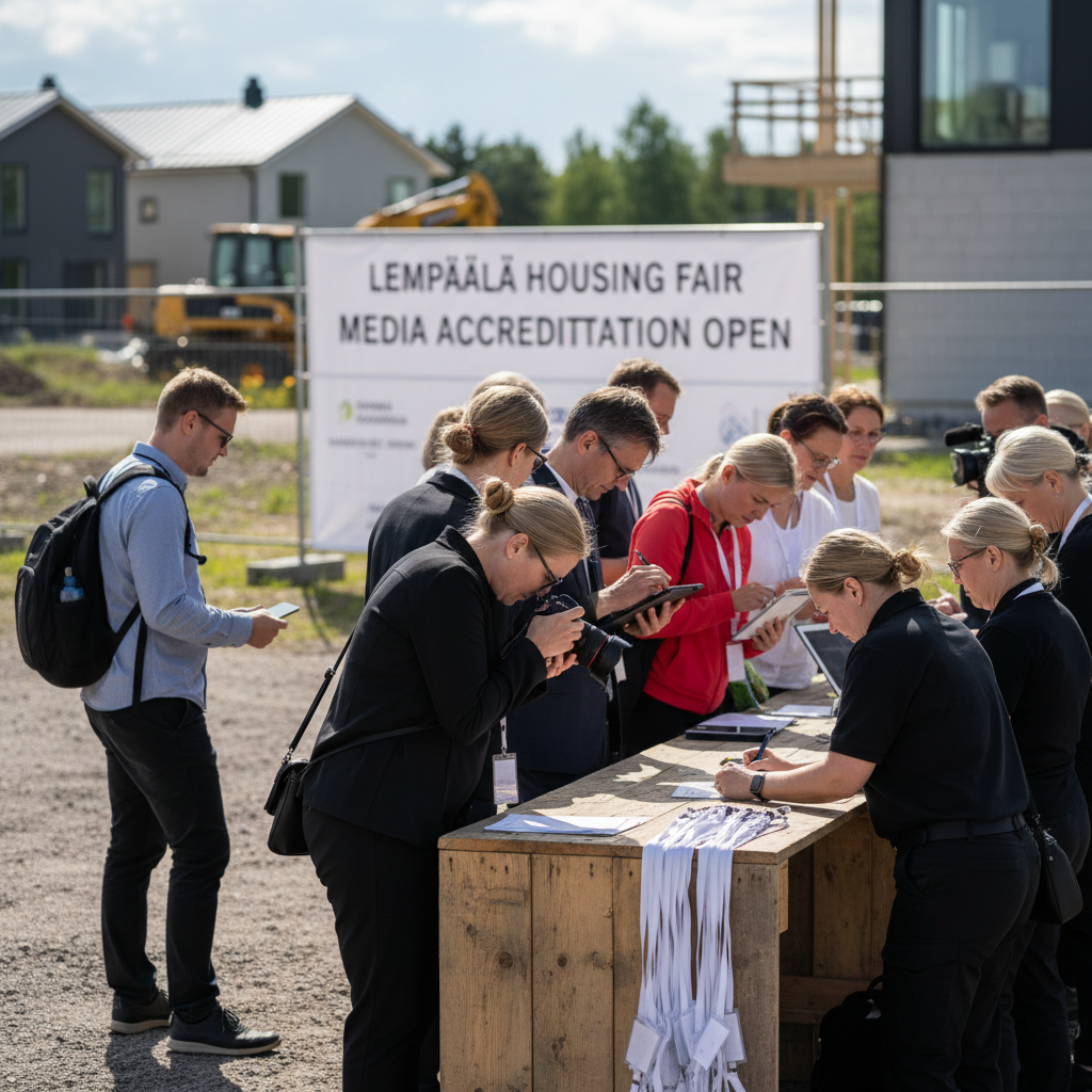 Lempäälän asuntomessujen media-akkreditointi avautui