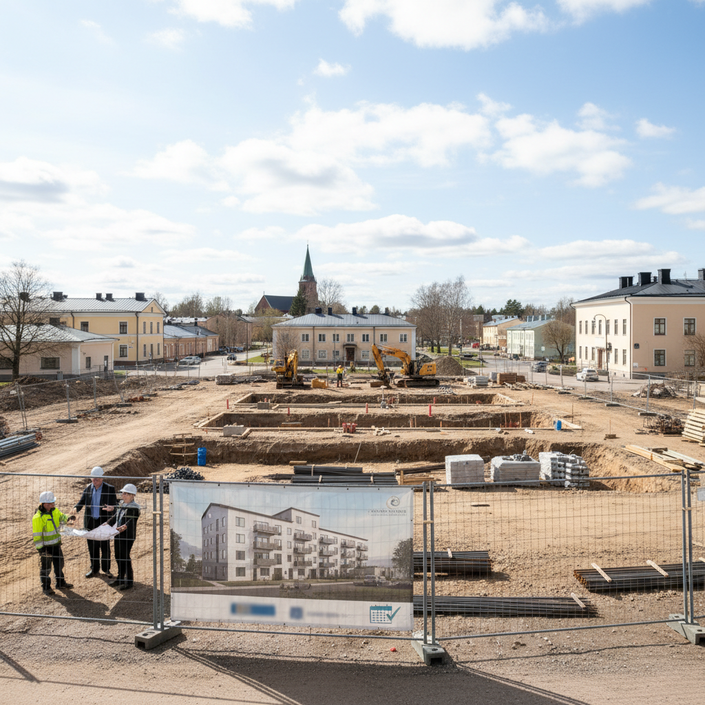 Liedon keskustaan nousevan kerrostalon asunnoista varattiin yli puolet