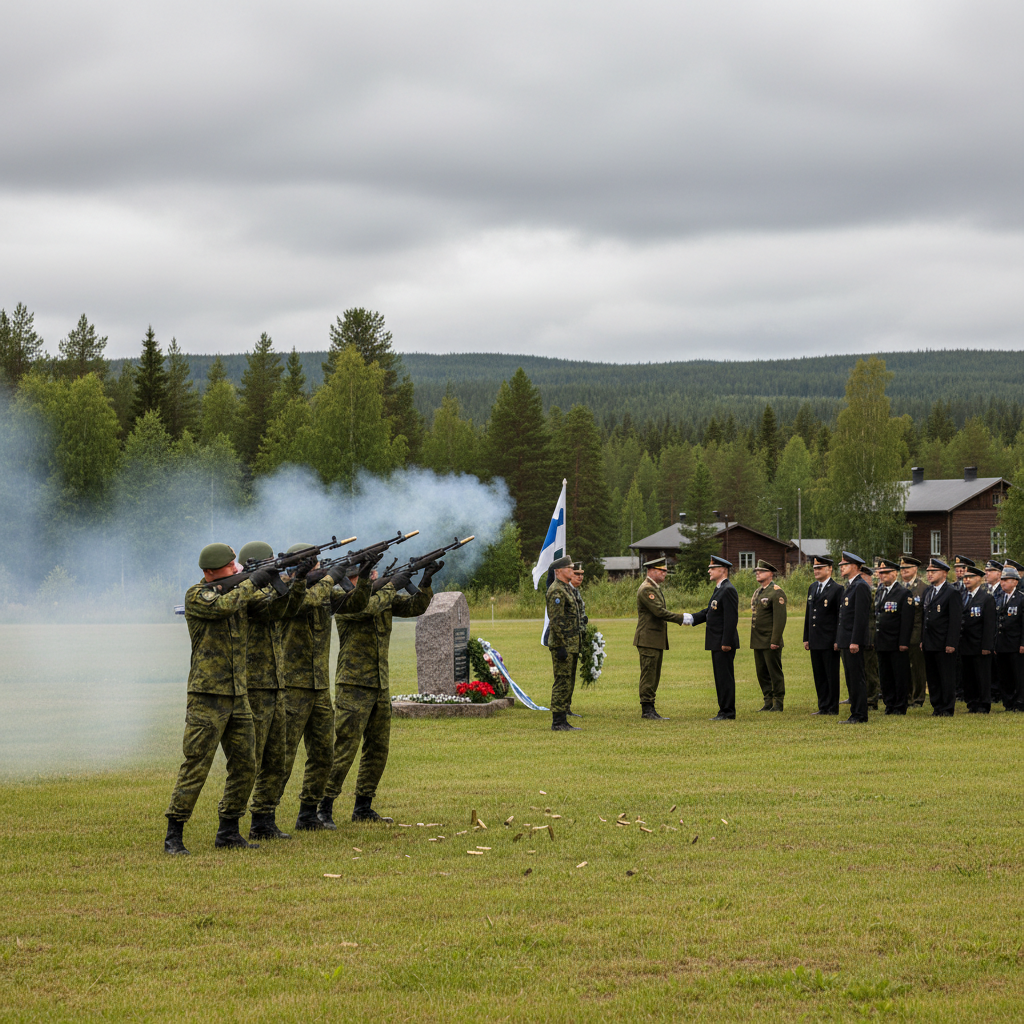 Lippujuhlan päivää vietetään useilla paikkakunnilla Pohjois-Suomessa