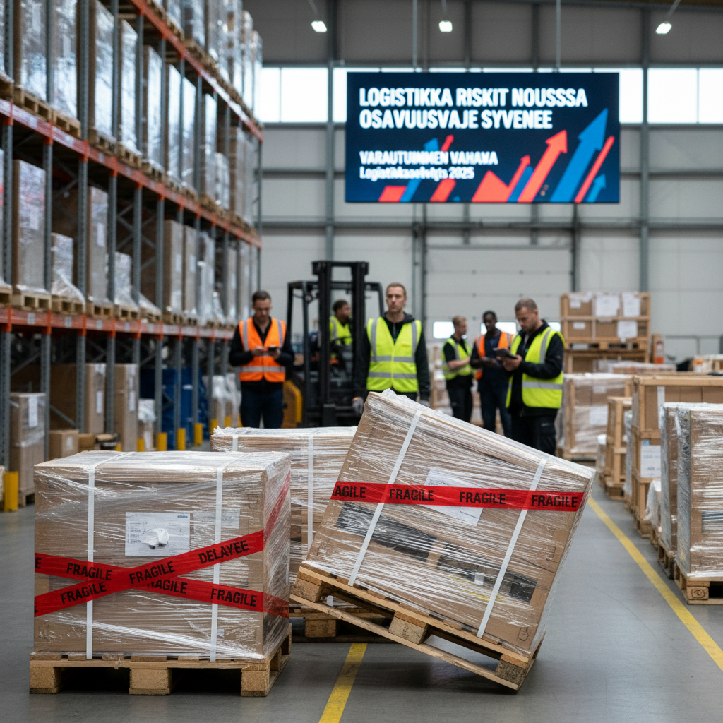 Logistiikka-alan riskit ovat kasvaneet ja osaajapula syvenee