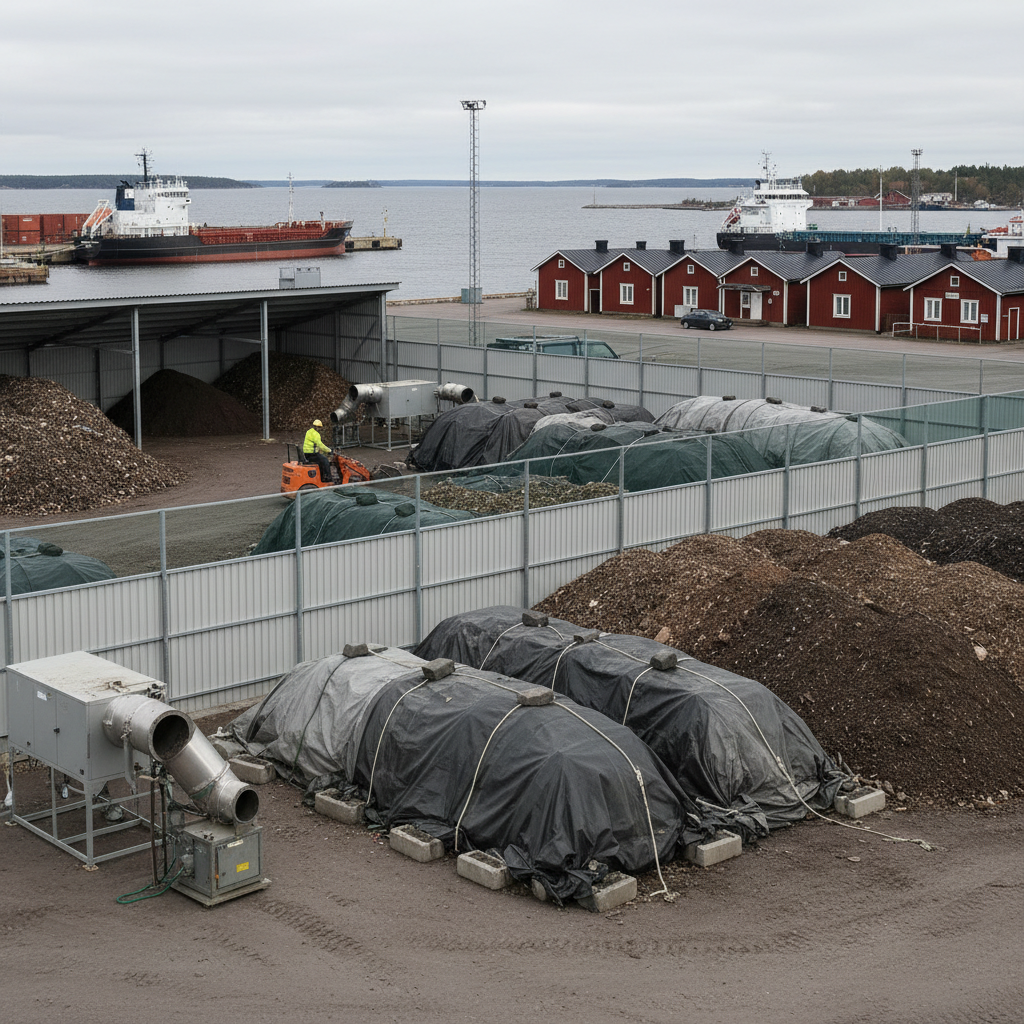 Loviisan sataman ympäristölupaa muutettiin hajuhaittojen vähentämiseksi
